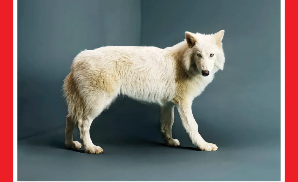 Time Magazine cover featuring Colossal Biosciences dire wolf